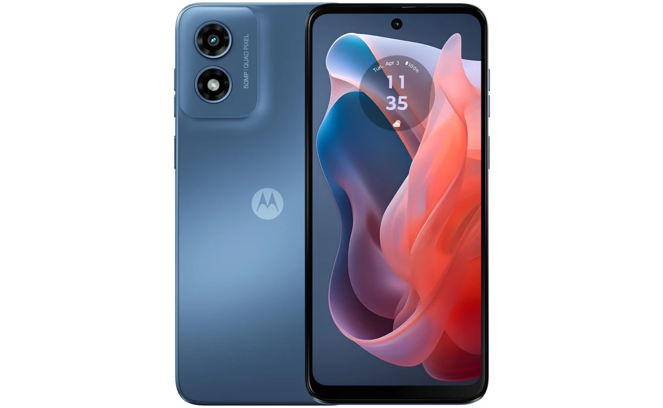 Moto G Play | 2024 | Unlocked | Made for US 4/64GB | 50MP Camera | Sapphire Blue