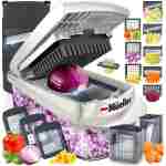 Mueller Pro-Series 10-in-1, 8 Blade Vegetable Chopper, Onion Mincer, Cutter, Dicer, Egg Slicer with Container, French Fry Cutter Potatoe Slicer, Home Essentials & Kitchen...
