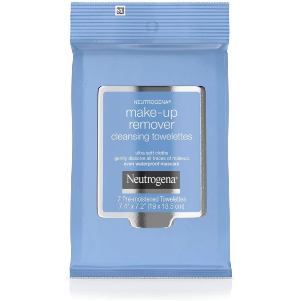 Neutrogena Make-Up Remover Cleansing Towelettes, 7 Count, Packaging May Vary