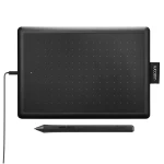 One by Wacom Small Graphics Drawing Tablet 8.3 x 5.7 Inches, Portable Versatile for Students and Creators, Ergonomic 2048 Pressure Sensitive Pen Included, Compatible with...