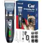 oneisall Cat Clippers for Matted Hair, Quiet Cat Shaver for Long Hair, Cordless Cat Hair Trimmer for Grooming, 2 Speed Pet Shaver Cat Grooming Kit for Cats Small Dogs Animals...