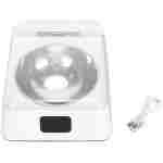 Open Lid Pet Feeder, Automatic Cat Feeder with Infrared Sensor Cover, Removable Bowl Battery Powered Intelligent Automatic Opening Lid Dog Feeder, Pet Food Dispenser for Cats...