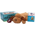 Original Snuggle Puppy Toys - Heartbeat Puppy for Dogs - Dog Plush for Anxiety Relief, Calming Aid, and Comfort Toy for Behavioral Training in Biscuit