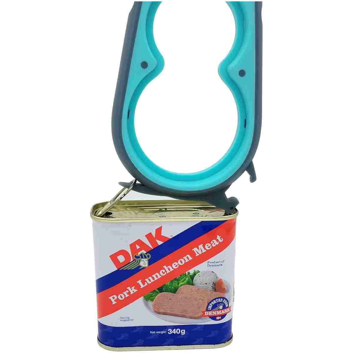 Otstar Jar Opener Bottle Opener and Can Opener for Weak hands, Seniors with Arthritis and Anyone with Low Strength, Mutil Jar Opener Get Lids Off Easily (Blue and Grey)