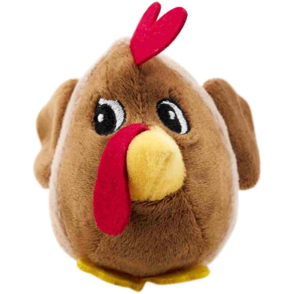 Outward Hound Fattiez Chicken Plush Squeaky Dog Toy, XS