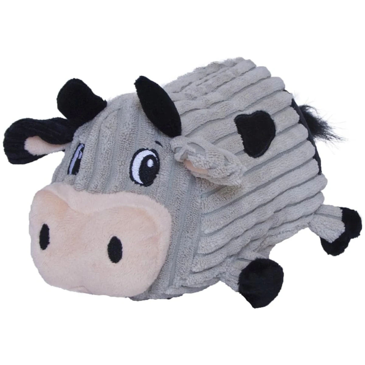 Outward Hound Fattiez Cow Plush Squeaky Dog Toy, Medium