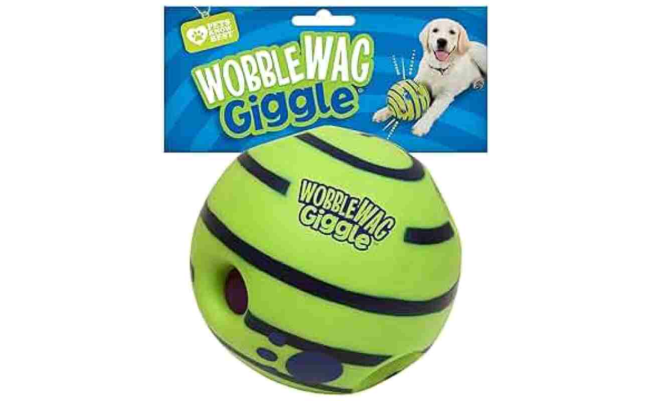 Pet Supplies : Wobble Wag Giggle Ball, Interactive Dog Toy, Fun Giggle Sounds When Rolled or Shaken, Pets Know Best, As Seen On TV : Amazon.com