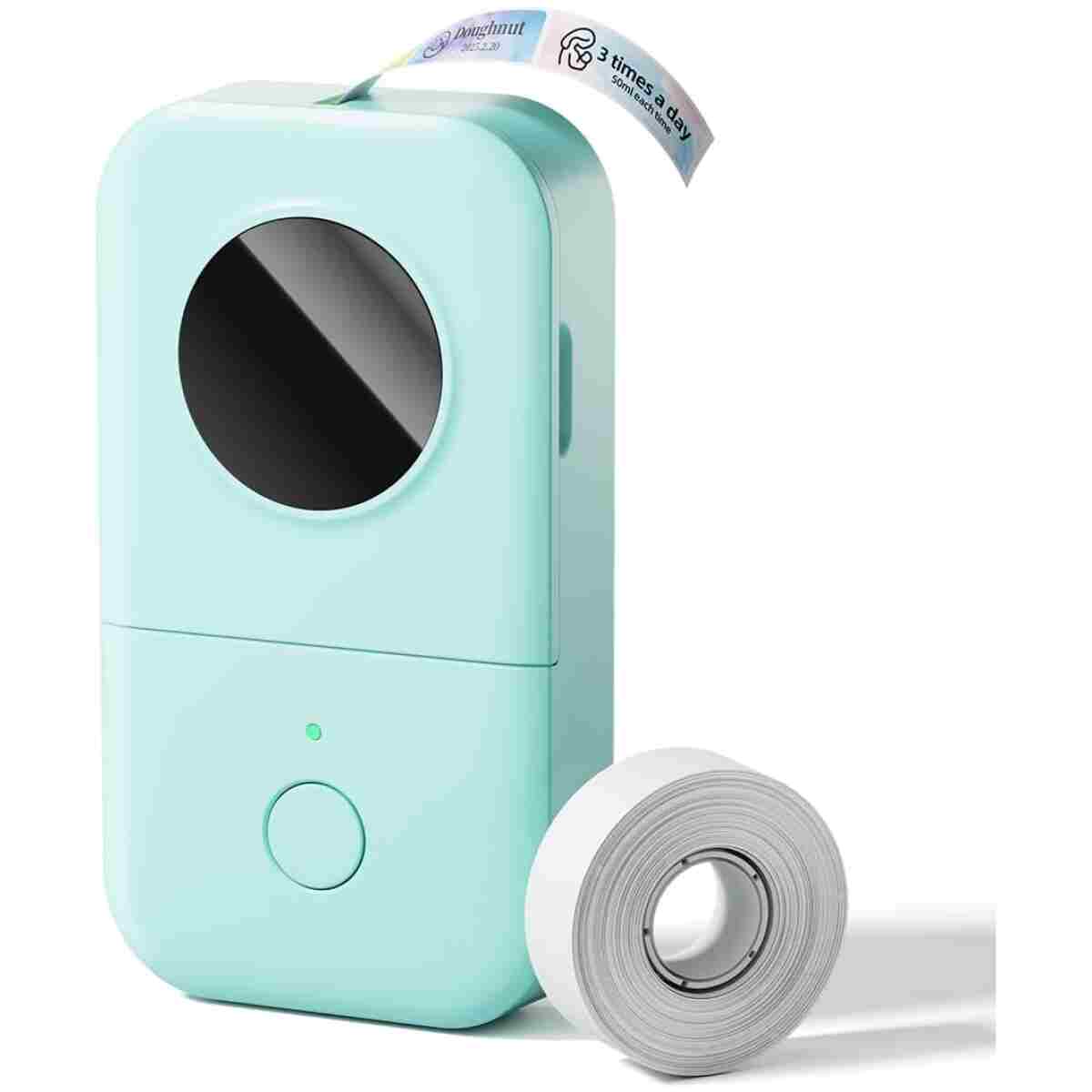 Phomemo D30 Label Maker Machine, Portable Bluetooth Mini Label Printer, Smart Phone Handheld Thermal Sticker Small Labeler Multiple Templates Font Icon Inkless for Home Office