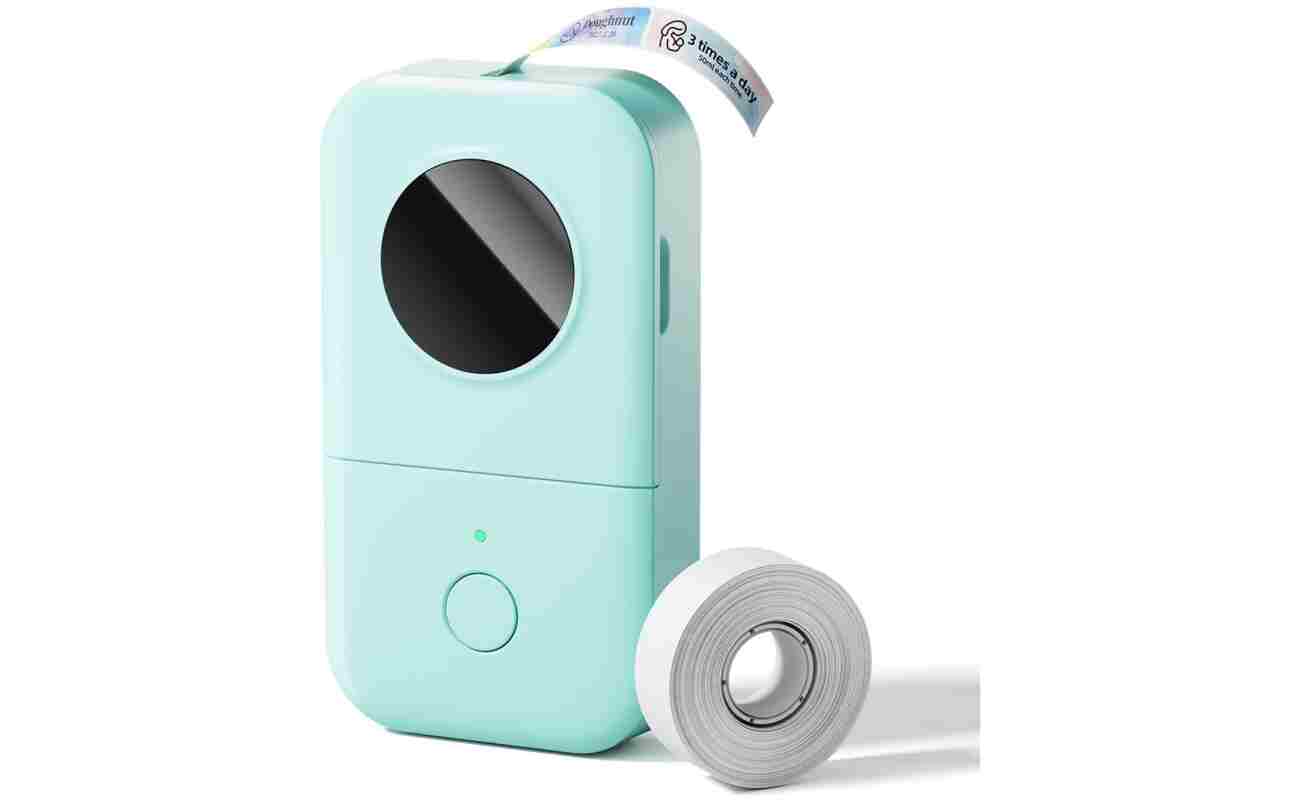 Phomemo D30 Label Maker Machine, Portable Bluetooth Mini Label Printer, Smart Phone Handheld Thermal Sticker Small Labeler Multiple Templates Font Icon Inkless for Home Office