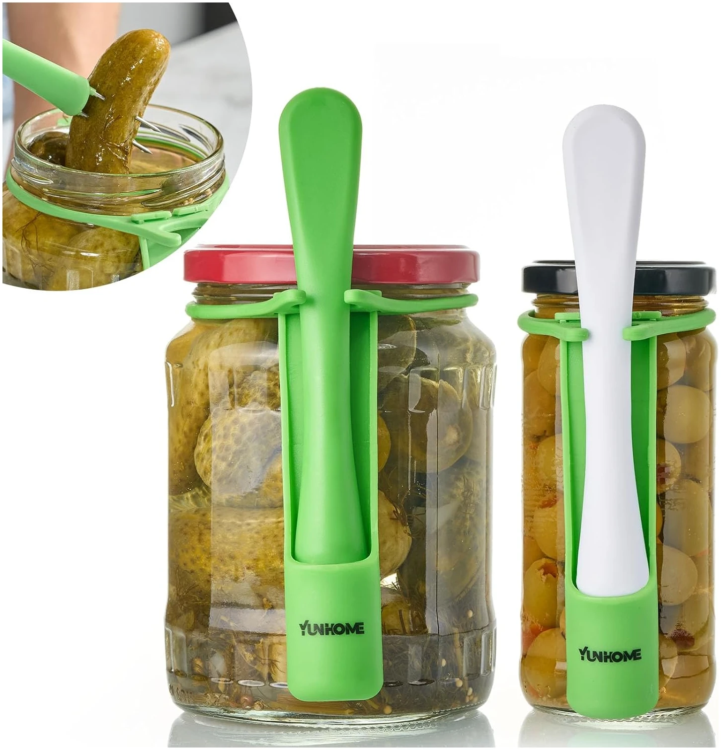 Pickle Fork, YUNHOME Pickle Grabber, Unique Kitchen Gadgets, Olive Fork Pickle Picker Pickle Gift Cool Gadgets Pickle Gifts Pickle Forks Tool for The Jar Pickle Holder Pickle Fork, YUNHOME Pickle Grabber, Unique Kitchen Gadgets, Olive Fork Pickle Picker Pickle Gift Cool Gadgets Pickle Gifts Pickle Forks Tool for The Jar Pickle Holder
