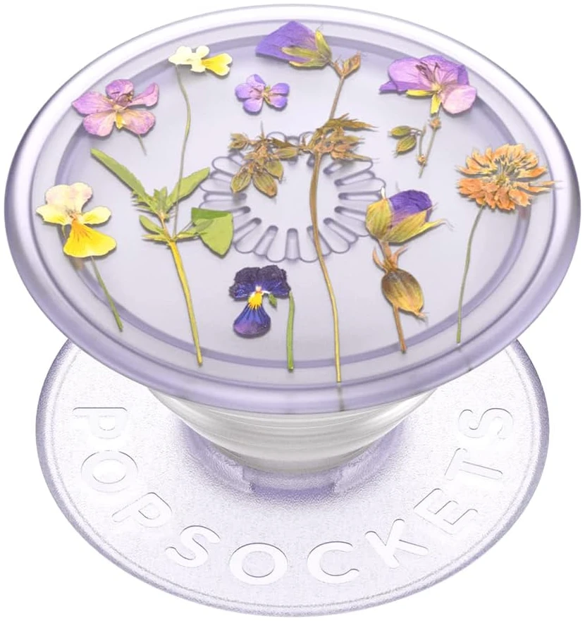 PopSockets 植物基手机握把,带扩展支架和粘性握把,环保 - Purple Fields PopSockets 植物基手机握把,带扩展支架和粘性握把,环保 - Purple Fields