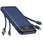 Portable Charger with Built in Cables, Portable Charger with Cords Wires Slim 10000mAh Travel Essentials Battery Pack 6 Outputs 3A High Speed Power Bank for iPhone Samsung Pixel...