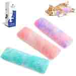 Potaroma Cat Toys Pillows, 3 Pcs, Soft and Durable Cat Crinkle Sound with Catnip Inside, Interactive Indoor Kitten Kicker, Promotes Kitty Exercise