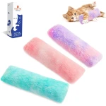 Potaroma Cat Toys Pillows, 3 Pcs, Soft and Durable Cat Crinkle Sound with Catnip Inside, Interactive Indoor Kitten Kicker, Promotes Kitty Exercise