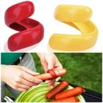 Red and Yellow Manual Fancy Sausage Cutter Barbecue Hot Dogs Gadget Cutting Kitchen Vegetable Cutter Tools Auxiliary Slicer Fruit Practical and Deft Kitchen Utensils and Gadgets...