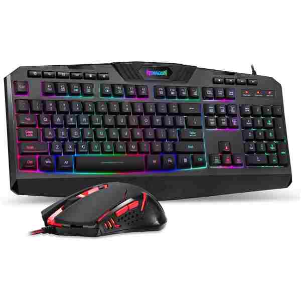 Redragon S101 Gaming Keyboard, M601 Mouse, RGB Backlit Gaming Keyboard, Programmable Backlit Mouse, Value Combo Set [New Version]