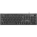Rii RK907 Ultra-Slim Compact USB Wired Keyboard for Mac and PC,Windows 10/8 / 7 / Vista/XP (Black) (1PCS)