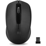 Rii Wireless Mouse, 2.4G Portable Computer Mice for PC, Laptop, Windows,Office Included Wireless USB dongle (Black)