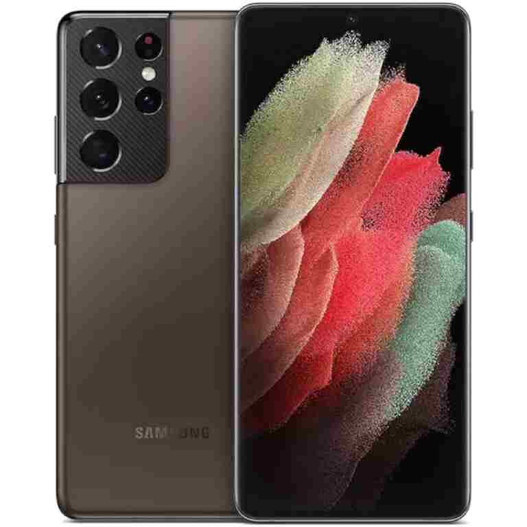Samsung Galaxy S21 Ultra 5G, US Version, 128GB, Phantom Brown - Unlocked (Renewed)