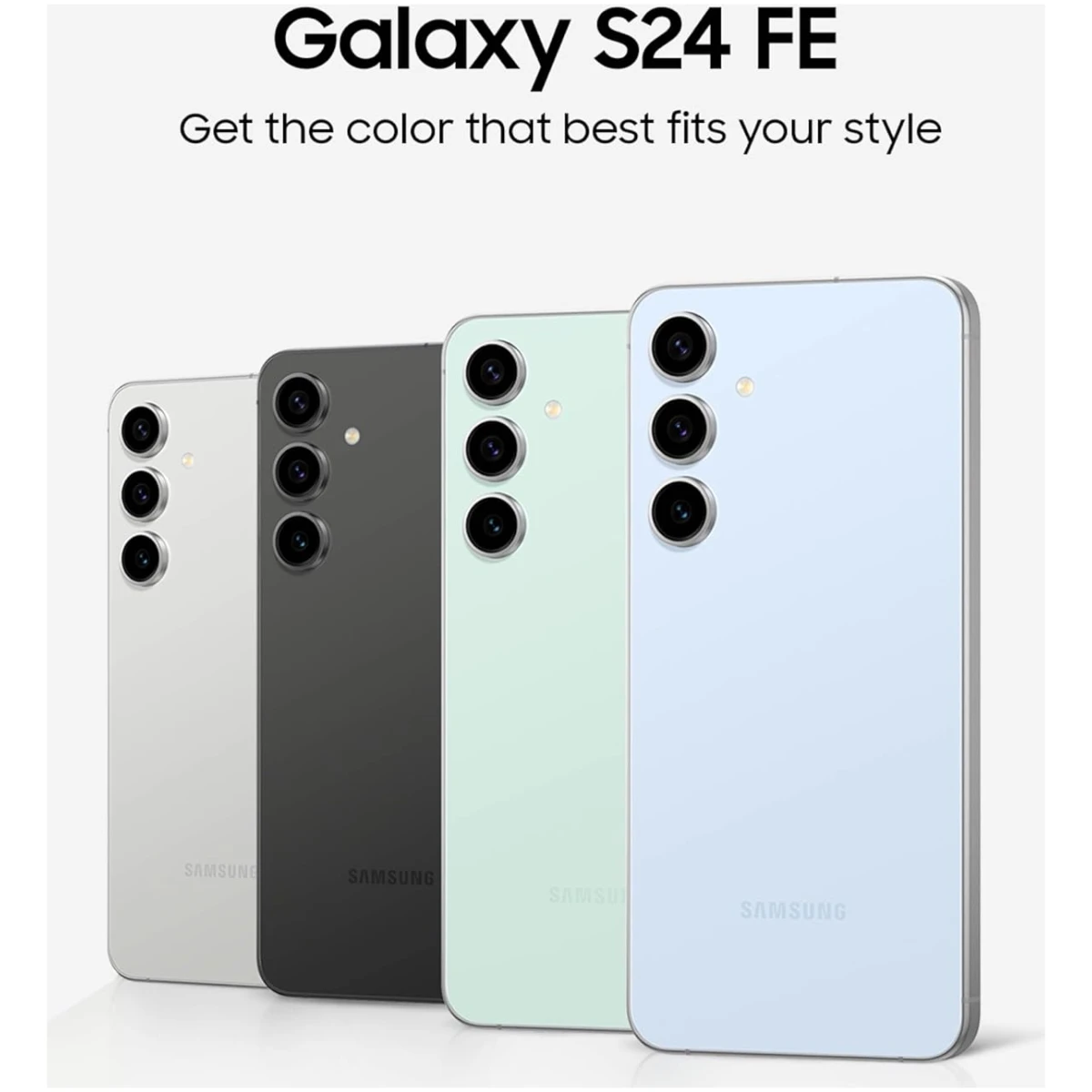 SAMSUNG Galaxy S24 FE AI Phone, 128GB Unlocked Android Smartphone, High-Res 50MP Camera, Long Battery Life, Brighter Display Screen, US Version, 2024, US 1 Yr Manufacturer...