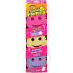 Scrub Daddy Scrub Mommy Sponges - Dish Scrubber + Non-Scratch Cleaning Sponges Kitchen, Bathroom + Multi-Surface Safe - Dual-Sided Dish Sponges for Scrubbing - Online Exclusive...