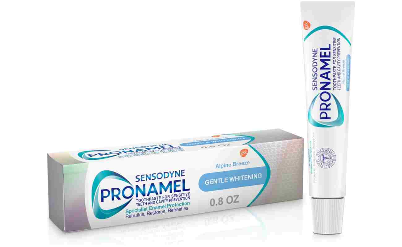 Sensodyne Pronamel Gentle Whitening Alpine Breeze Toothpaste - 0.8 ounce -Travel Size