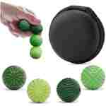 Silicone Magnetic Balls Fidget Toys for Adults & Teens,4PCS Stress Relief Sensory Toys for Autism ADHD Anxiety,Fun Textures Gadgets,Office Desk Toy,Stocking Stuffers for Women...