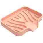 Silicone soap Holder: Self-Draining Soap Bar Holder Versatile Soap Dishes,Easy to Clean Silicone Soap,Perfect for Dispenser for Bathroom, Kitchen, Bathtub (Pink)