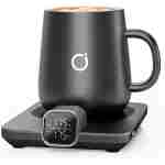 Smart Heated Coffee Mug Warmer & Mug Set - Heated Coffee Warmer with Auto Shut Off, 1°F Precise Temperature Control Coffee Warmer, Electric Mug Warmer for Desk, Birthday Gifts...