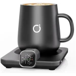 Smart Heated Coffee Mug Warmer & Mug Set - Heated Coffee Warmer with Auto Shut Off, 1°F Precise Temperature Control Coffee Warmer, Electric Mug Warmer for Desk, Birthday Gifts...