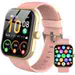 Smart Watch for Women Men, 1.96" Fitness Tracker Running Watch (Answer/Make Call), IP68 Waterproof, Pedometer, Sleep/Step/Activity/Heart Rate Monitor, 110+ Sport Modes...