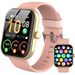 Smart Watch for Women Men, 1.96" Fitness Tracker Running Watch (Answer/Make Call), IP68 Waterproof, Pedometer, Sleep/Step/Activity/Heart Rate Monitor, 110+ Sport Modes...