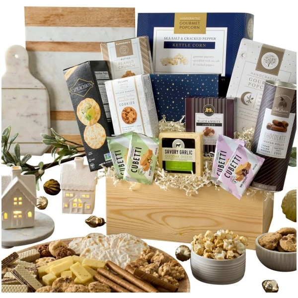Snack and Chocolate Gift Basket Classic - Gourmet Food Gift by GourmetGiftBaskets.com