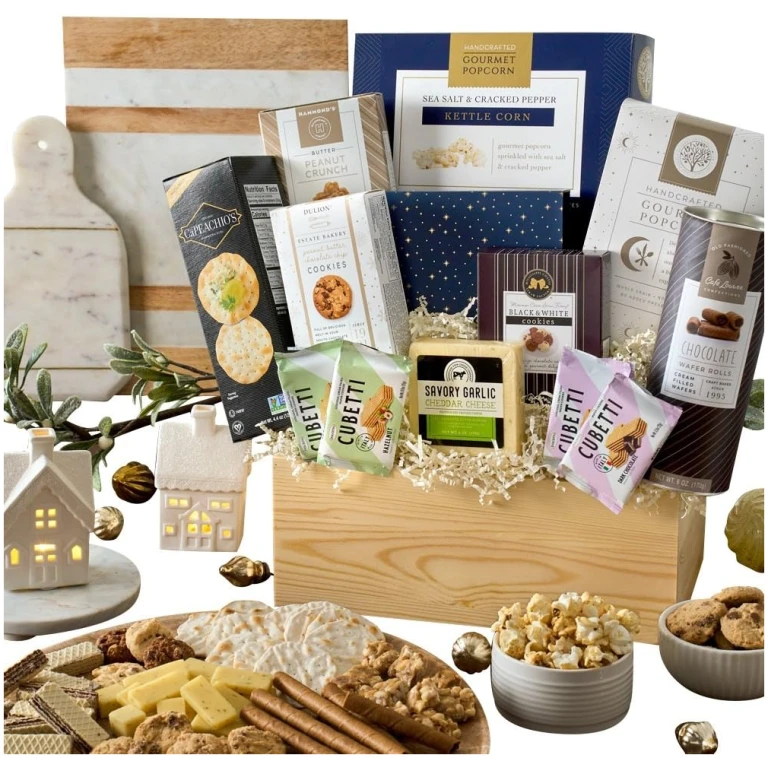 Snack and Chocolate Gift Basket Classic - Gourmet Food Gift by GourmetGiftBaskets.com
