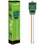 Soil pH Meter, MS02 3-in-1 Soil Moisture/Light/pH Tester Gardening Tool Kits for Plant Care, Great for Garden, Lawn, Farm, Indoor & Outdoor Use (Green)