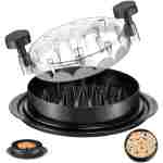 SoulLife Chicken Shredder 8 Inches, Chicken Breast Shredder Tool, Cooked Meat Shredder With Clear Lid, Ergonomic Design, Auti-slip, Easy To Clean, Chicken Shredder Tool Twist,...