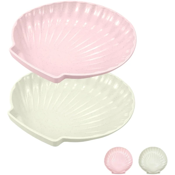 Spoon Rest for Stove Top, 5.7 Inch Spoon Rest for Kitchen Counter, Cooking Spoon Holder for Stove, 2 PCS Small Plastic Plates, Kitchen Gadgets Small Appetizer Plates