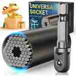Stocking Stuffers for Men Adults Tools, Super Universal Socket Gifts for Men Grip Socket Set with Power Drill Adapter, Cool Gadgets Christmas Gift for Dad Men Husband Boyfriend...