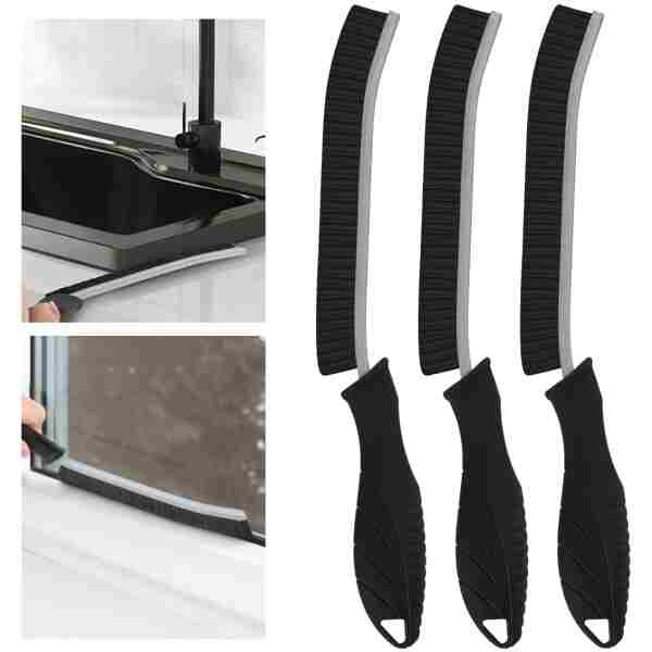 SXhyf Hard Bristle Crevice Cleaning Brush - Multifunctional Gap Cleaning Brush, Bathroom Cleaning Tools, Grout Brush, Crevice Cleaning Supplies for Household Use, Kitchen,...