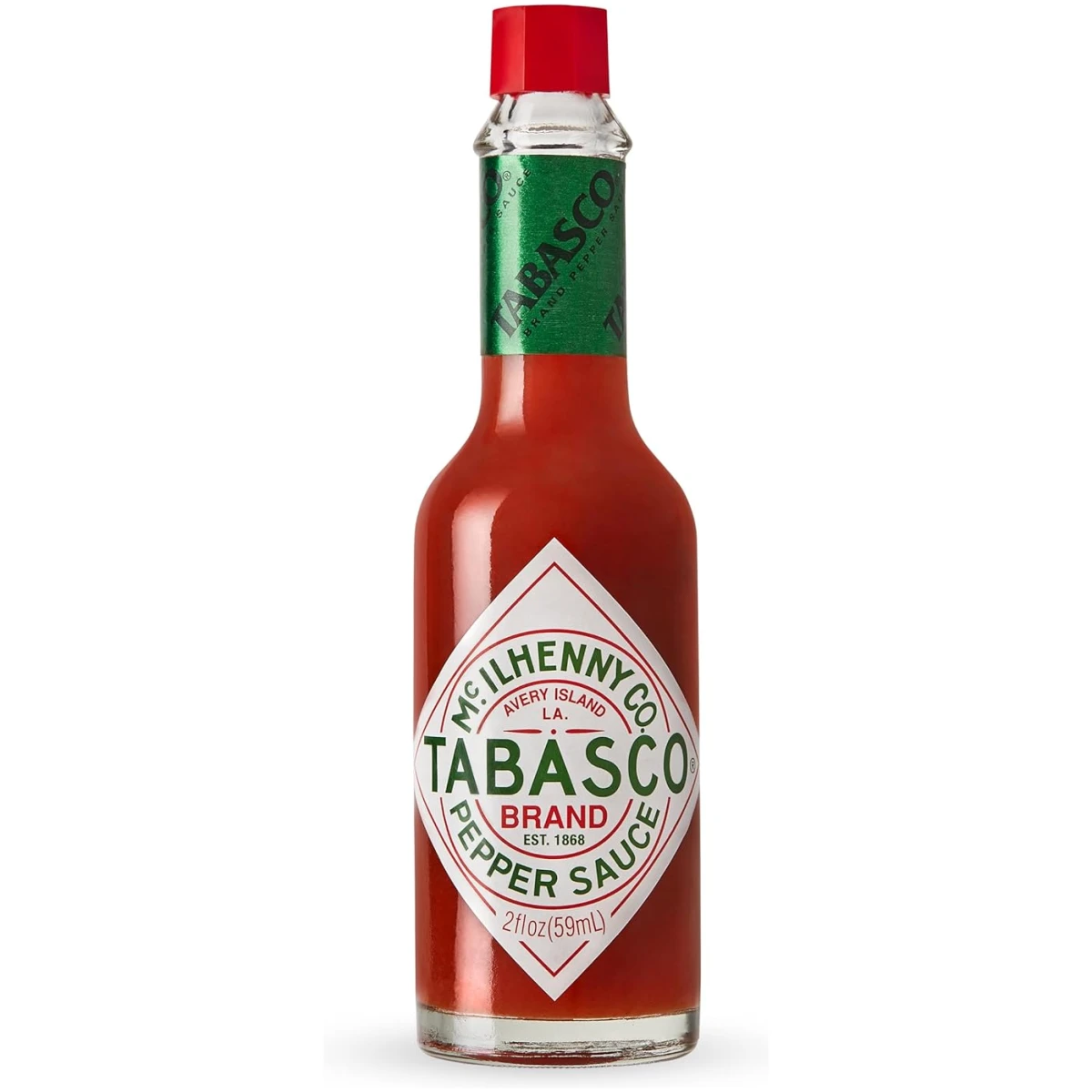 TABASCO Brand Original Red Pepper Hot Sauce, Medium Heat, Glass Bottle, Classic & Versatile Flavor, Three Simple Ingredients, Great for Dips, Tacos, Eggs, Pizza, Oysters & More,...