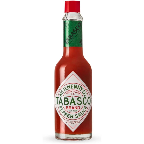 TABASCO Brand Original Red Pepper Hot Sauce, Medium Heat, Glass Bottle, Classic & Versatile Flavor, Three Simple Ingredients, Great for Dips, Tacos, Eggs, Pizza, Oysters & More,...