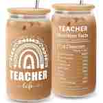 Teacher Appreciation Gifts - Anniversary Birthday End of Year Presents for Teacher from Student - Thank you Retirement Back to School Gifts Idea for Women Men Coworker -16 Oz...
