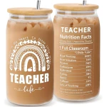 Teacher Appreciation Gifts - Anniversary Birthday End of Year Presents for Teacher from Student - Thank you Retirement Back to School Gifts Idea for Women Men Coworker -16 Oz...