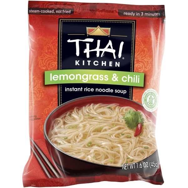 Thai Kitchen Gluten Free Lemongrass & Chili Instant Rice Noodle Soup, 1.6 oz
