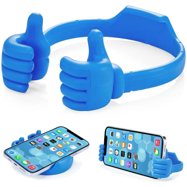 Thumbs Up Lazy Phone Stand Gifts for Valen-tines Day,Universal Cell Phone Holder for Desk Funny Gadgets,Cellphone Holder Smartphone Stand Holder for iPhone iPad Samsung and More...