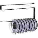Tumbler Lid Organizer, Horizontal Tumbler Lid Storage Hook Up to 10 Lids, Space Saving Cup Lid Holders Under Cabinet Tumbler Lid Hook for Kitchen Organizer and Storage,Hanging...