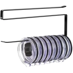 Tumbler Lid Organizer, Horizontal Tumbler Lid Storage Hook Up to 10 Lids, Space Saving Cup Lid Holders Under Cabinet Tumbler Lid Hook for Kitchen Organizer and Storage,Hanging...