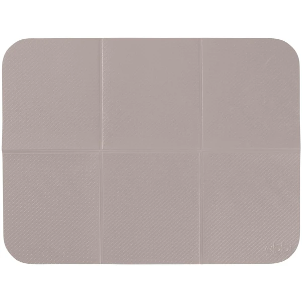 Ubbi On-The-Go Diaper Changing Baby Mat, Soft and Comfortable Diaper Bag Accessory Must Have for Newborns, Easy to Clean, Portable Folding Pad, Baby Traveling Accessories, Taupe