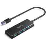 USB 3.0 Hub,4 Port USB Splitter Extender Portable Adapter Multiport Data Hub for Laptop,Xbox, Flash Drive,HDD,Console,Camera,Keyborad,Mouse Windows,Mac OS PC,Not Designed to...