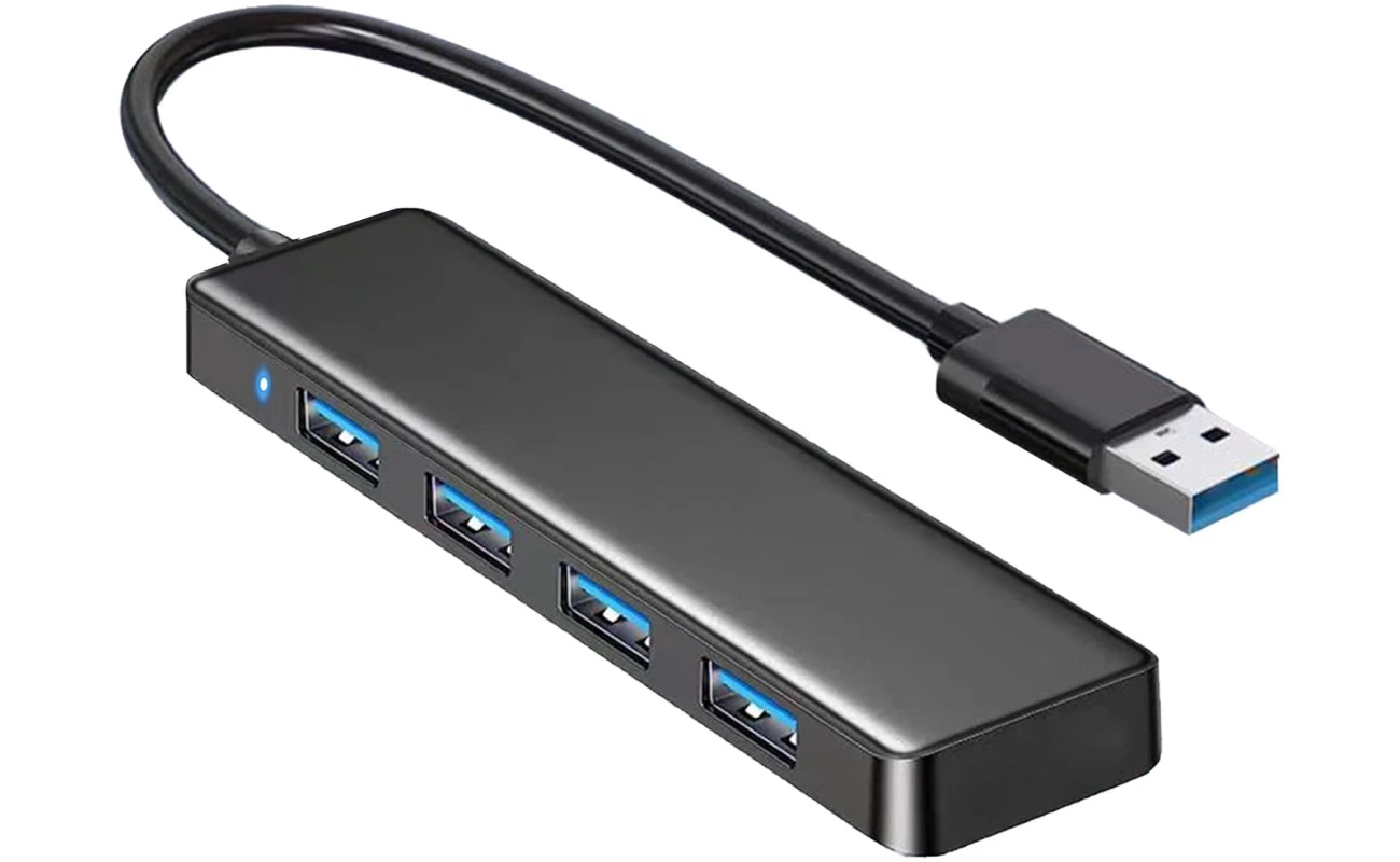 USB 3.0 Hub, VIENON 4-Port USB Hub USB Splitter USB Expander for Laptop, Xbox, Flash Drive, HDD, Console, Printer, Camera,Keyborad, Mouse(Not for Charging)